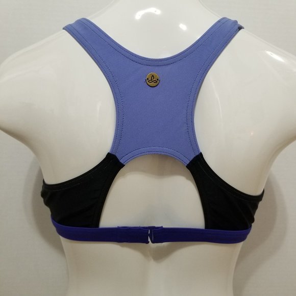 Prana bikini top Medium Isma colorblock racerback keyhole sport inspired swim - Picture 3 of 16